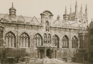 Front Quadrangle, Oriel College, Oxford av English Photographer