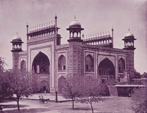 Porten till Taj, Agra av English Photographer