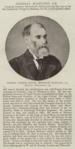 General Charles Lennox Brownlow Maitland, CB av English Photographer