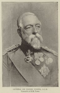 General Sir Daniel Lysons, GCB av English Photographer