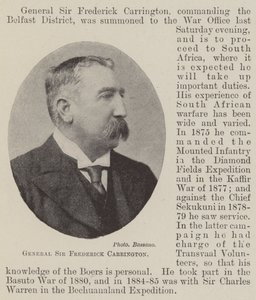 General Sir Frederick Carrington av English Photographer
