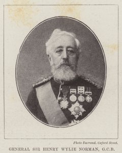 General Sir Henry Wylie Norman, GCB av English Photographer