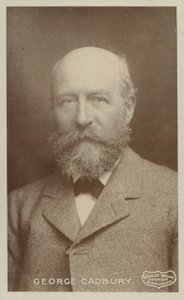 George Cadbury (1839-1922), engelsk chokladtillverkare och förkämpe för sociala frågor av English Photographer