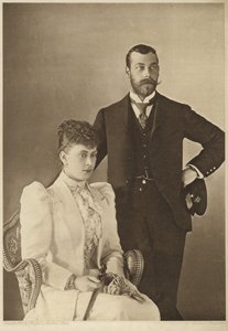 George, hertig av York, och hans fru, prinsessan Mary av Teck