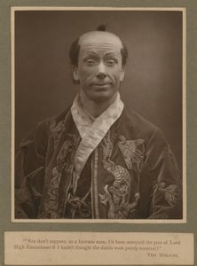 George Grossmith som Ko-Ko i The Mikado av English Photographer