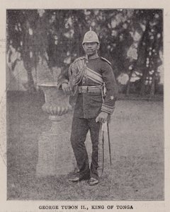 George Tubon II, kung av Tonga av English Photographer