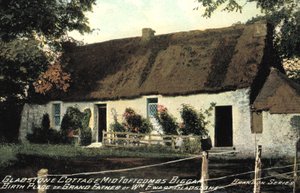 Gladstone stuga, Mid Toftcombs Biggar, födelseplats för farfar till William Ewart Gladstone (foto) av English Photographer