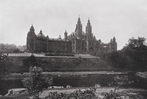 Glasgow: Art Galleries (s/v foto) av English Photographer