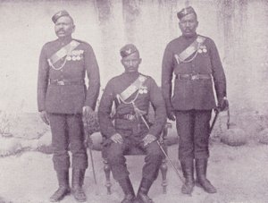 Goorkha officerare av English Photographer