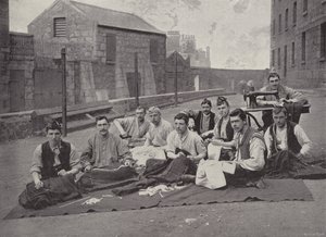 Gordon Highlanders gör kiltar av English Photographer