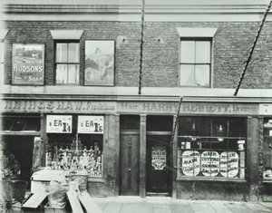 Grönsakshandlare, 5 Albert Road 97.0 ALB, 1899 av English Photographer