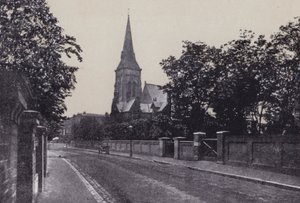 Grove Road och St Judes (s/v foto) av English Photographer