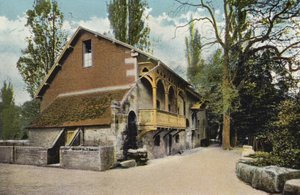Killar Cliffe Mill, nära Warwick av English Photographer