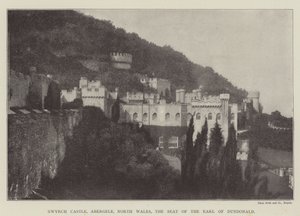 Gwrych Castle, Abergele, norra Wales, säte för Earl of Dundonald av English Photographer