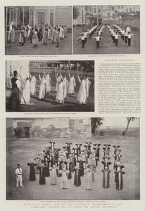 Gymnastikundervisning i Kairo för infödda egyptier av English Photographer