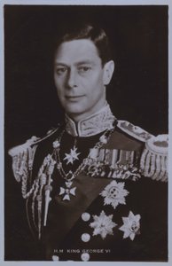 HM King George VI (s/v foto) av English Photographer
