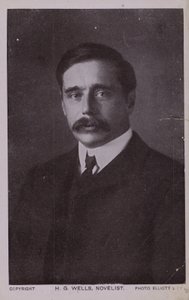 H G Wells (1866-1946), engelsk författare av English Photographer