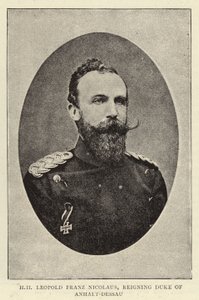 H H Leopold Franz Nicolaus, regerande hertig av Anhalt-Dessau av English Photographer