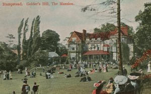 Hampstead, Golders Hill, The Mansion. Vykort skickat den 18 augusti 1913. av English Photographer