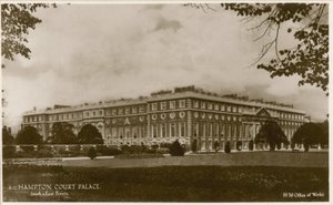 Hampton Court Palace, syd- och östfronter av English Photographer