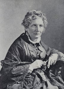 Harriet Beecher Stowe (s/v foto) av English Photographer