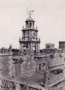 Hatfield House, The Clock-Turret (s/v foto) av English Photographer