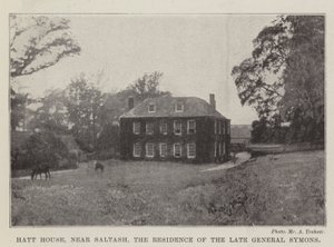 Hatt House, nära Saltash, bostad för den avlidne general Symons av English Photographer