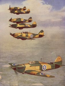 Hawker Hurricanes (foto i färg) av English Photographer