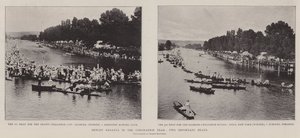 Henley Regatta i kröningsåret, två viktiga heat av English Photographer