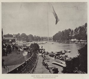 Henley Regatta, banan från bron av English Photographer