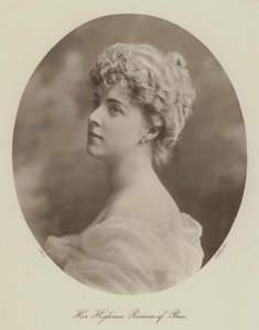Hennes Höghet Prinsessan av Pless (svartvitt foto) av English Photographer