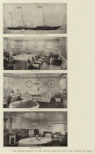 Hennes Majestäts avgång till södra Frankrike, Royal Yacht Victoria och Albert av English Photographer