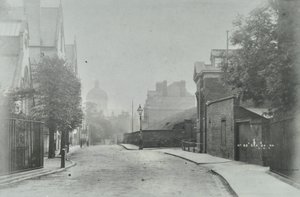 Highgate Archway: western approach, 1896 av English Photographer