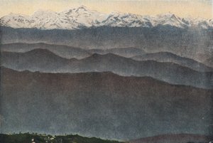Himalayabergen (färgad bild) av English Photographer