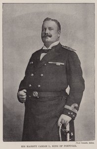 Hans Majestät Carlos I, kung av Portugal av English Photographer