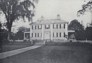 Hem för Henry Wadsworth Longfellow, Cambridge, Massachusetts (s/v foto) av English Photographer