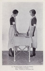 Illustration för Posture in Housework (s/v foto) av English Photographer