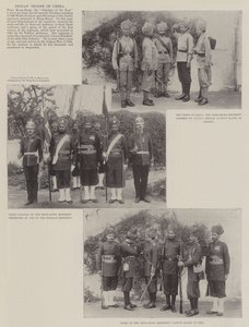 Indiska trupper i Kina av English Photographer