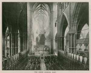 Interiör av Westminster Abbey av English Photographer