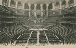 Interiör av Royal Albert Hall, London av English Photographer
