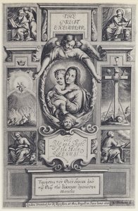 Jeremy Taylor, The Great Exemplar, J Flesher för R Royston 1653 (s/v foto) av English Photographer