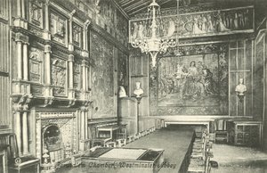 Jerusalem Chamber, Westminster Abbey (s/v foto) av English Photographer