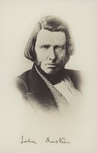 John Ruskin (1819-1900), engelsk författare, konstkritiker, konstnär och samhällstänkare av English Photographer