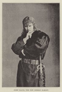 Josef Kainz, den nya tyska Hamlet av English Photographer