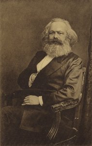 Karl Marx (1818-1883), tysk filosof, ekonom, historiker och politisk teoretiker av English Photographer