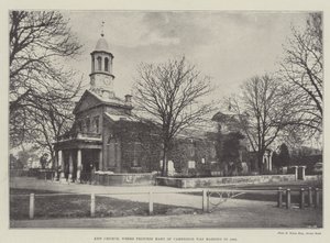 Kew Church, där prinsessan Mary av Cambridge gifte sig 1866 av English Photographer