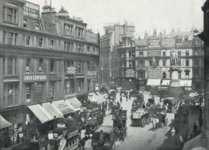 King William Street, Cannon Street End, som visar King William