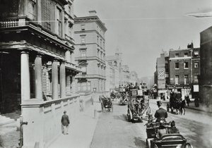 Knightsbridge, Westminster LB: tittar österut vid Albert Gate, 1890 av English Photographer