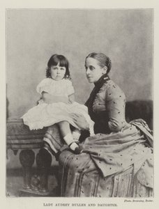 Lady Audrey Buller och dotter av English Photographer