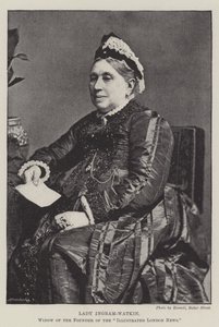 Lady Ingram-Watkin, änka efter grundaren av Illustrated London News av English Photographer